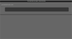 Desktop Screenshot of paradadamoda.com
